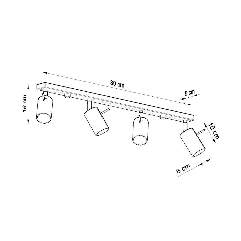 Chrome Steel Ceiling Light