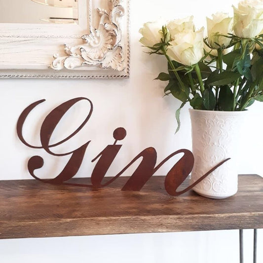 Metal Gin Sign