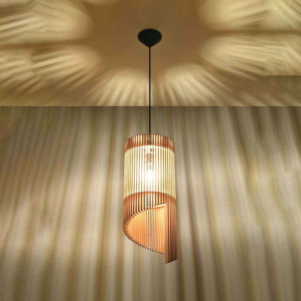 Wood Pendant Light