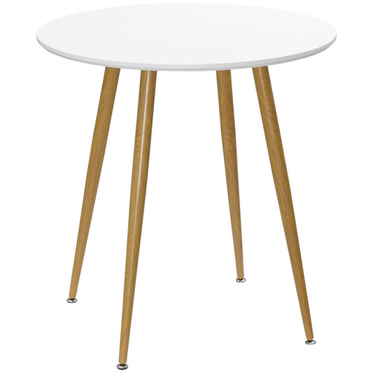 White Round Kitchen Table