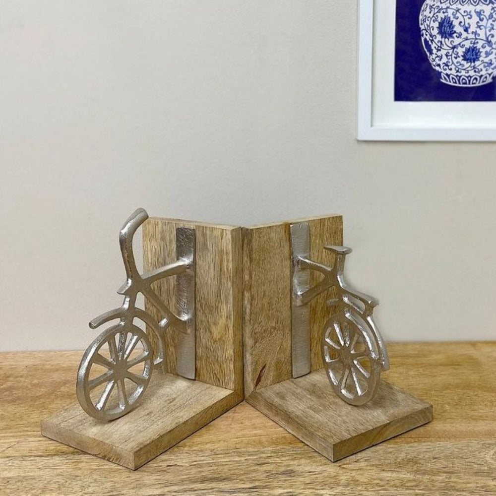 Bicycle Bookends front view