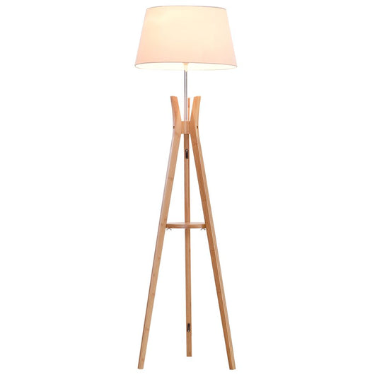 Tripod Floor Lamp with Shelf