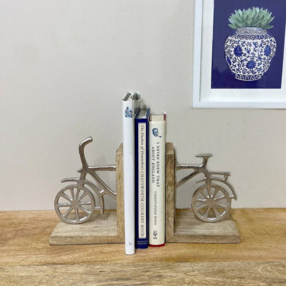 Bicycle Bookends books view