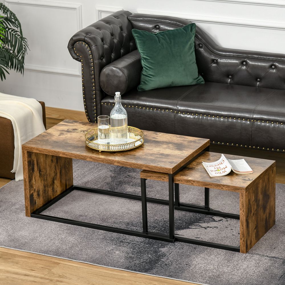 Industrial Style Coffee Tables room view