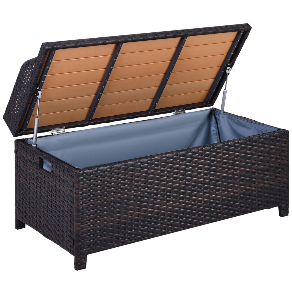 Rattan Garden Storage Chest