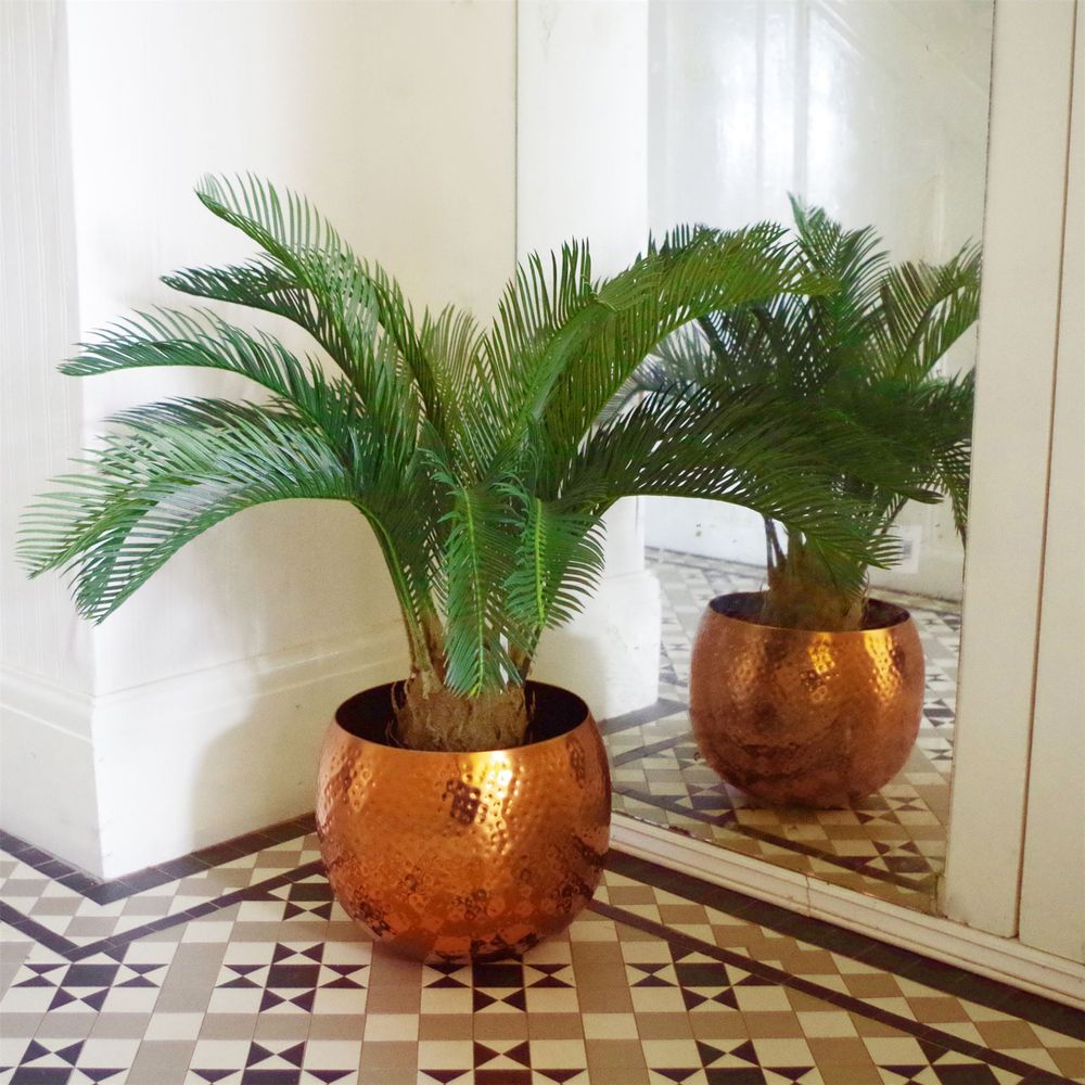 Artificial Palm Plant mirror view