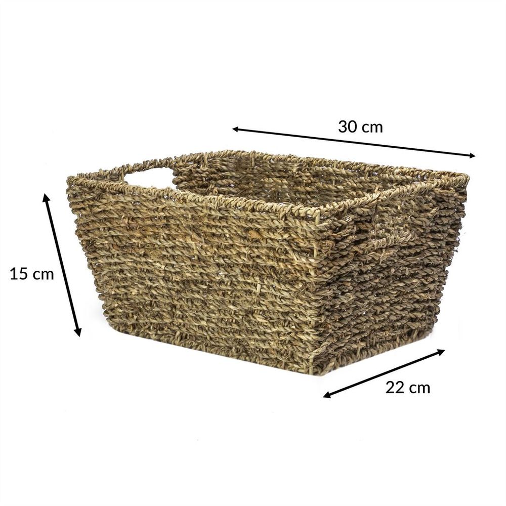 Seagrass Storage Baskets measurements