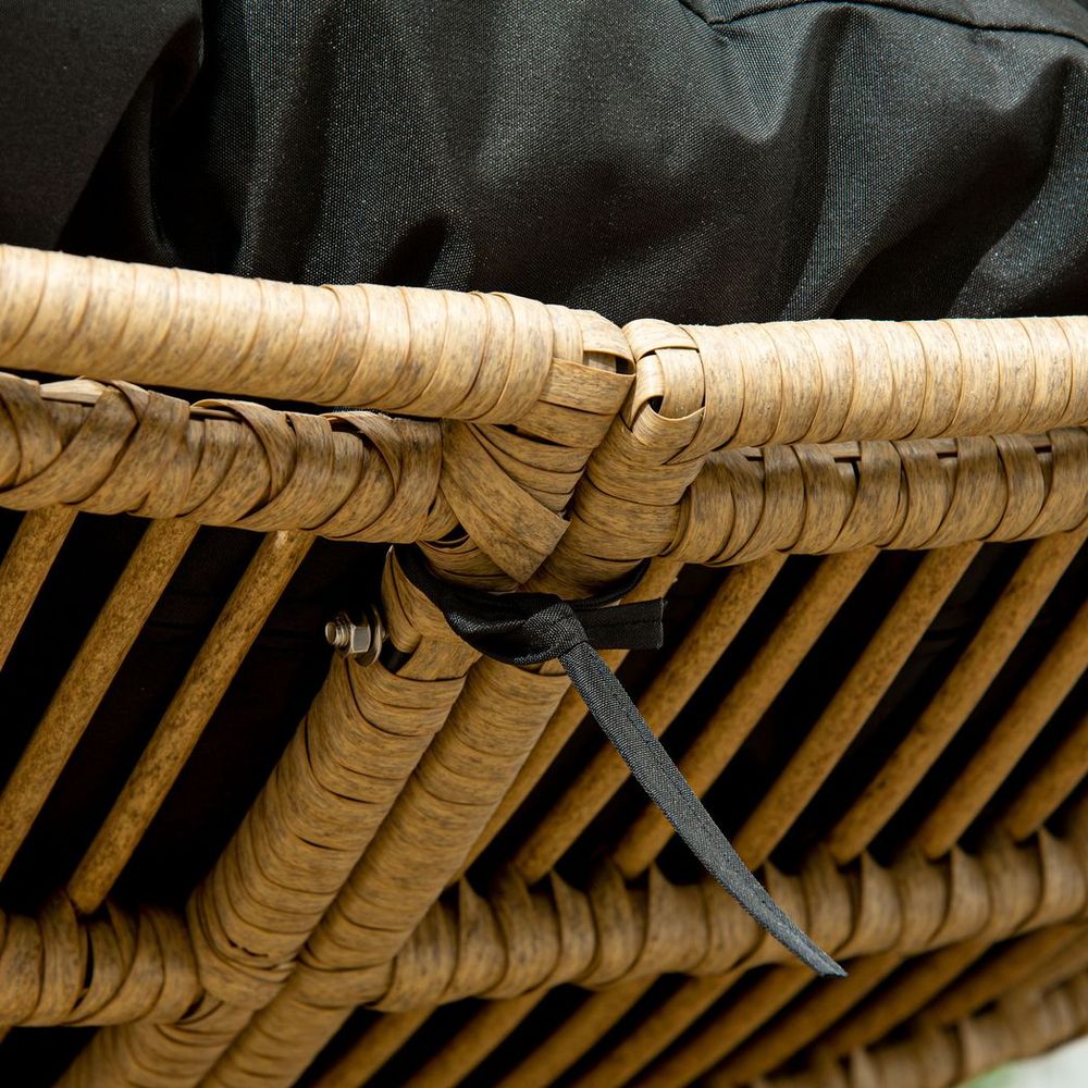 Wicker Rocking Chair underside view