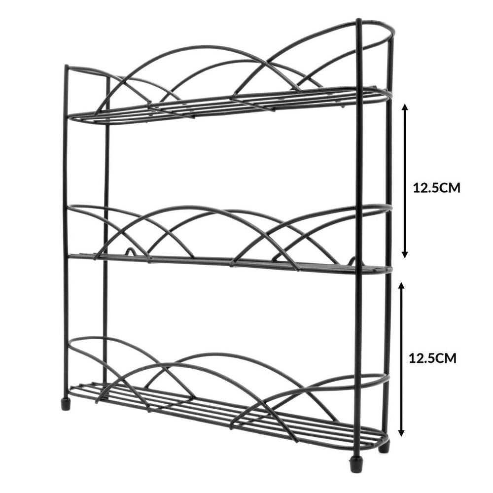 Black Spice Rack shelf dimensions