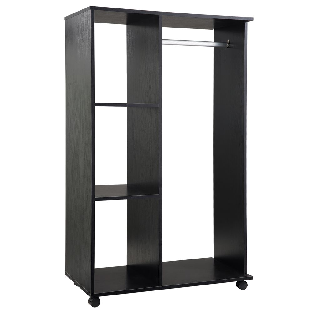 Black Open Wardrobe