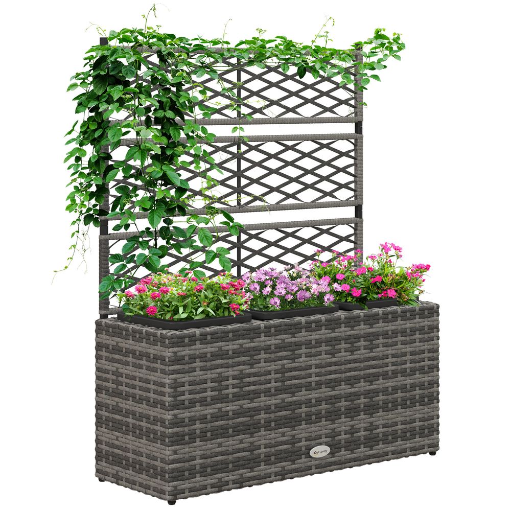 Rattan Planter Box