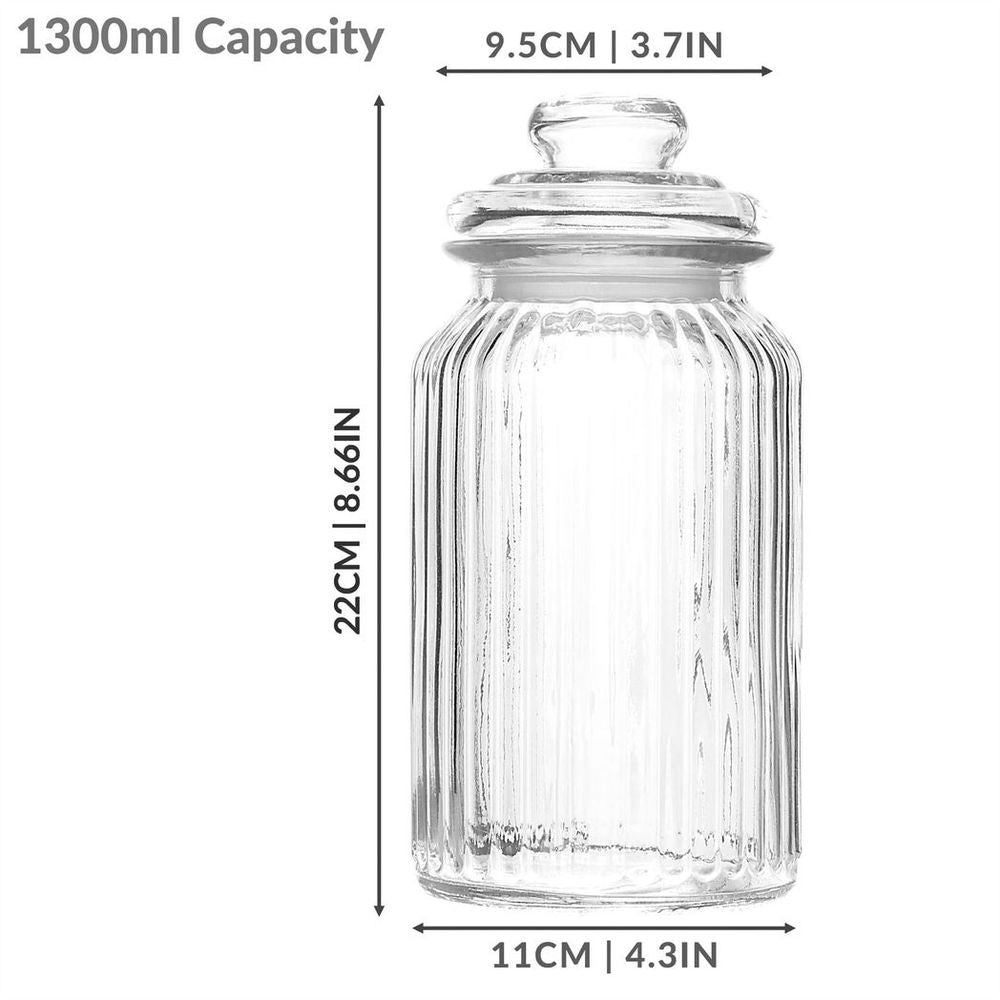 Vintage Storage Jars measurements