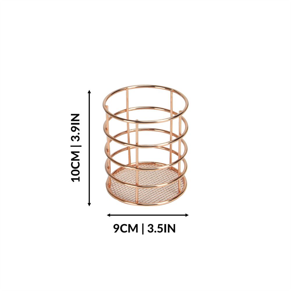 Rose Gold Baskets pot view