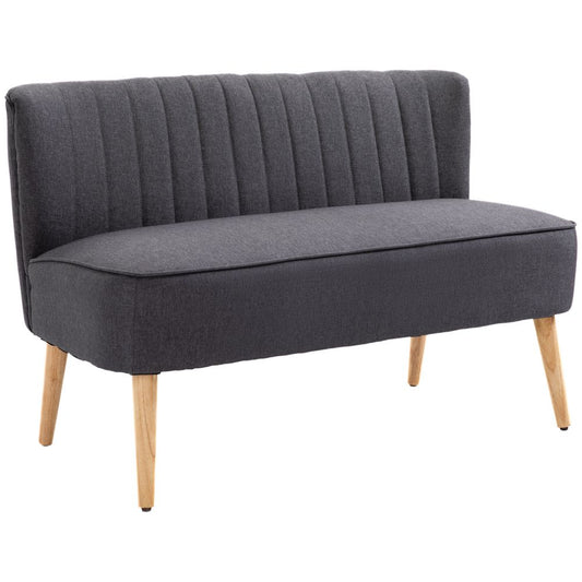 Dark Grey Loveseat Sofa