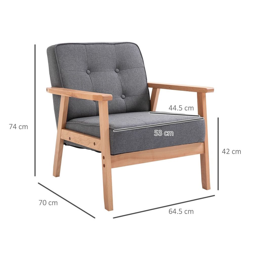 Retro Armchair measurements