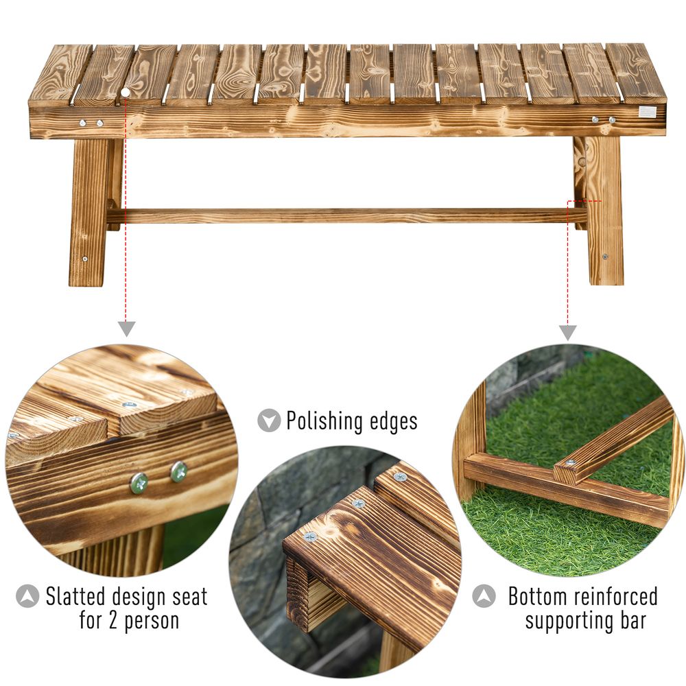 Outdoor Wooden Bench