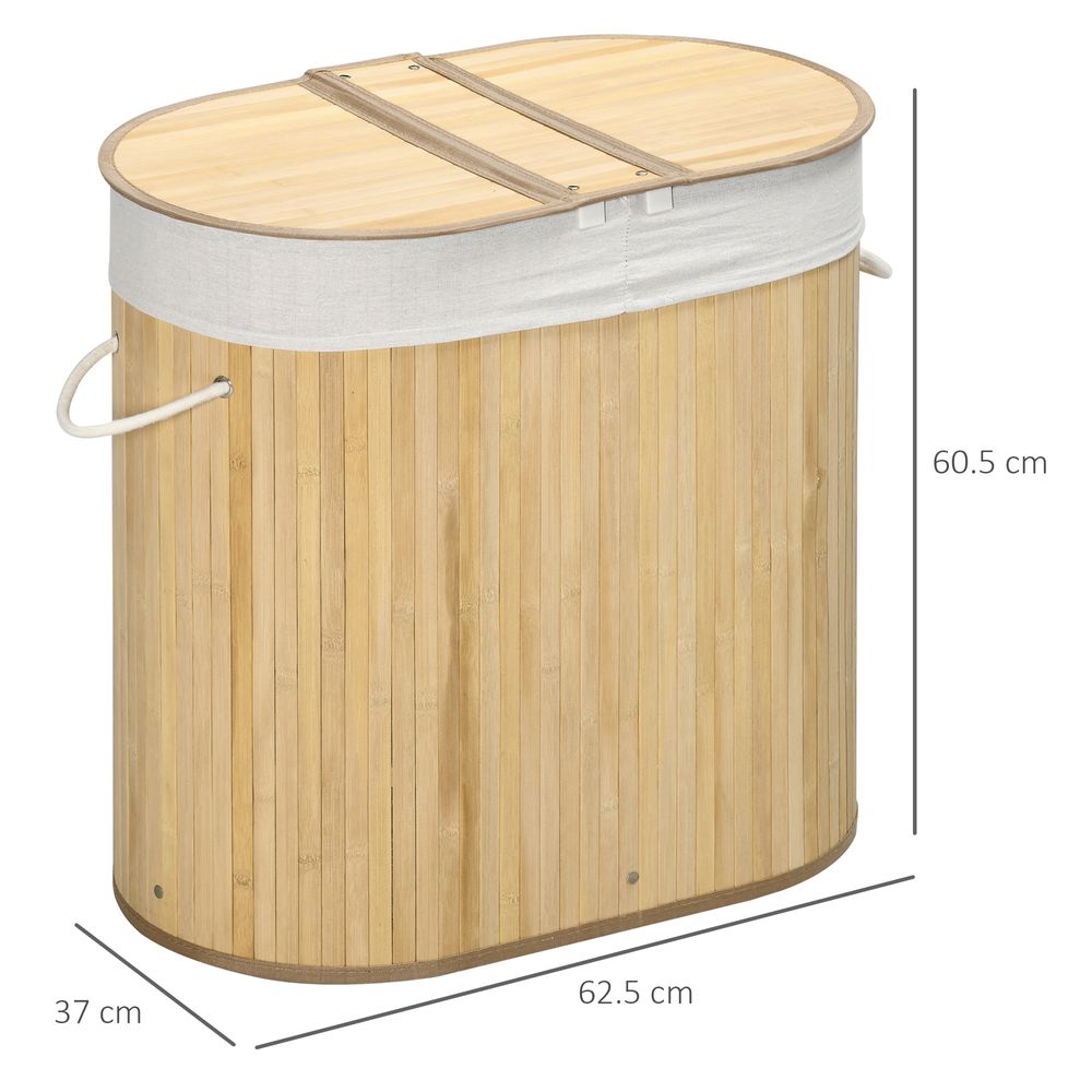 Bamboo Laundry Hamper measurements