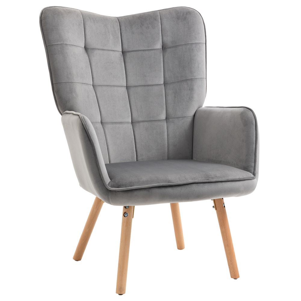 Grey Accent Chair