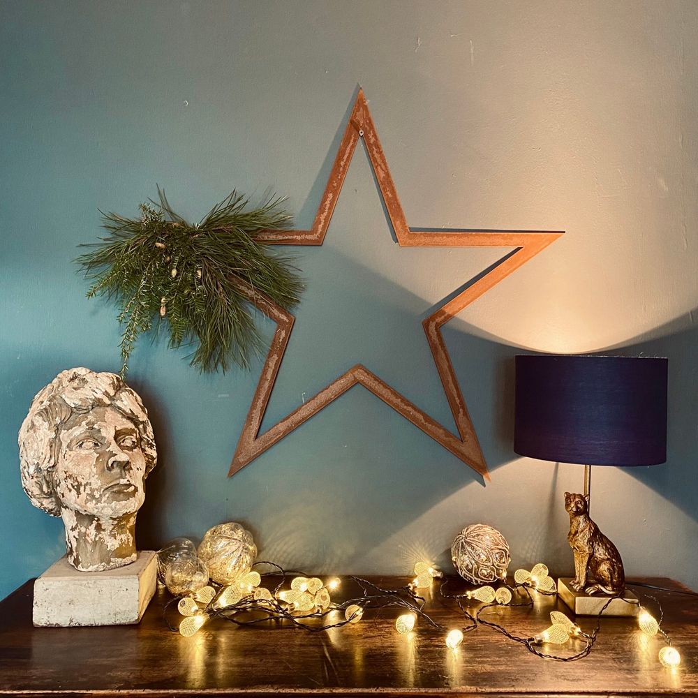 Rusty Star Metal Decoration