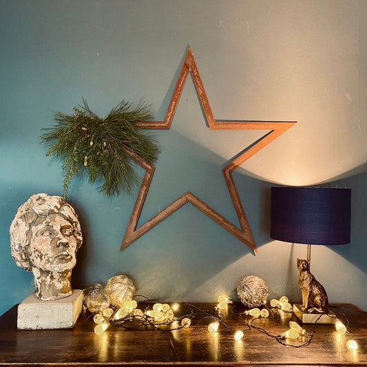 Rusty Star Metal Decoration