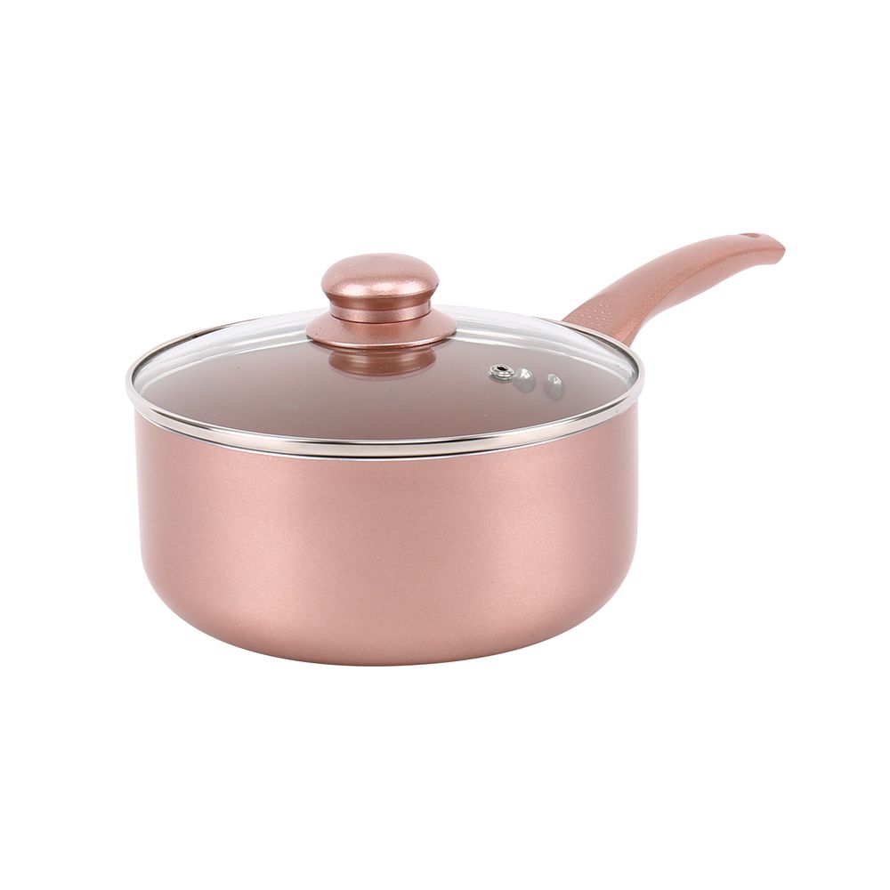 Rose Gold Pan Set saucepan & lid